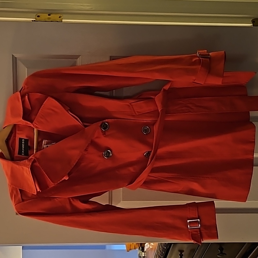 NWT Hot pink spring coat